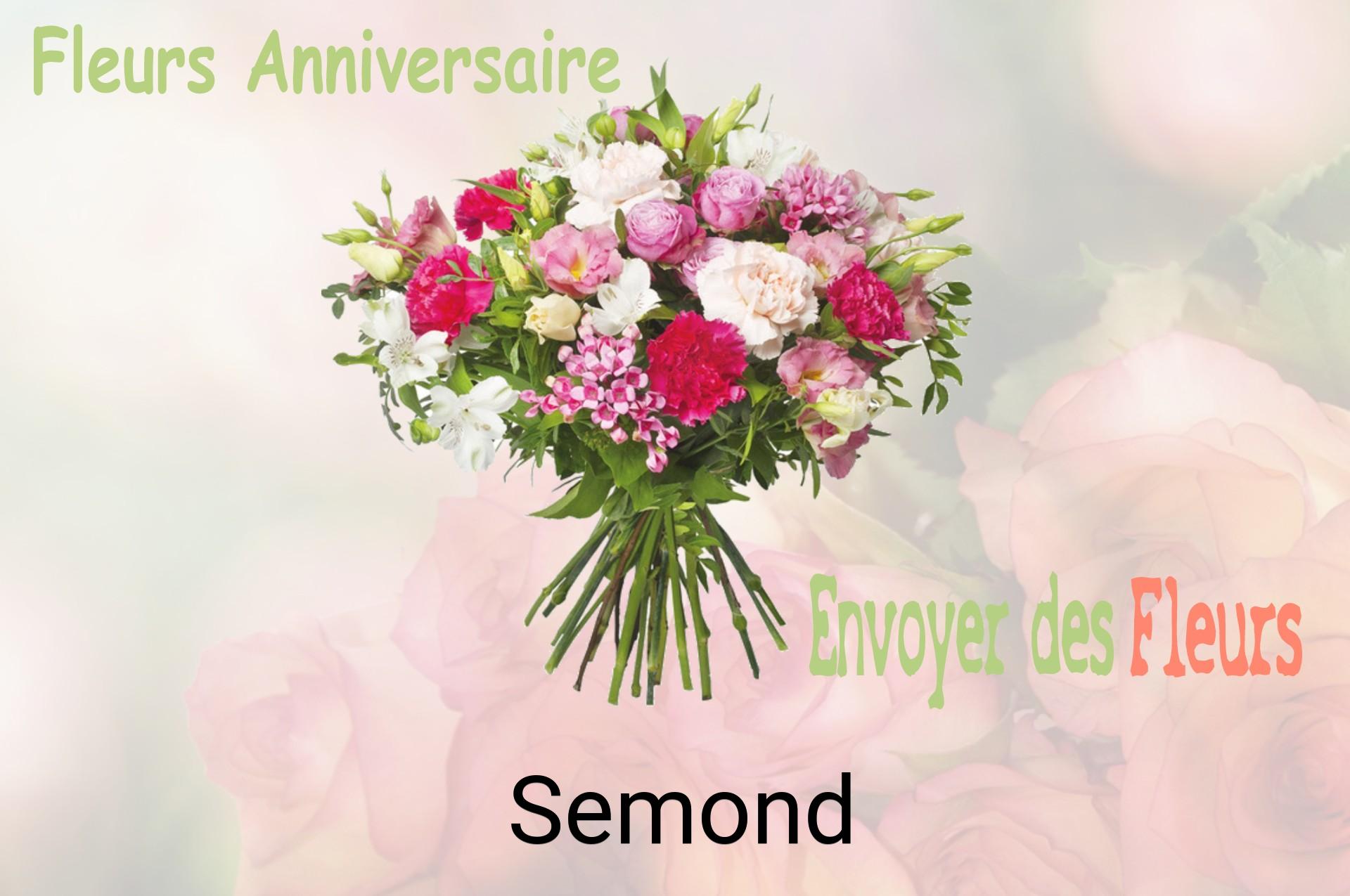 Bouquet de fleurs d’anniversaire livré à Semond