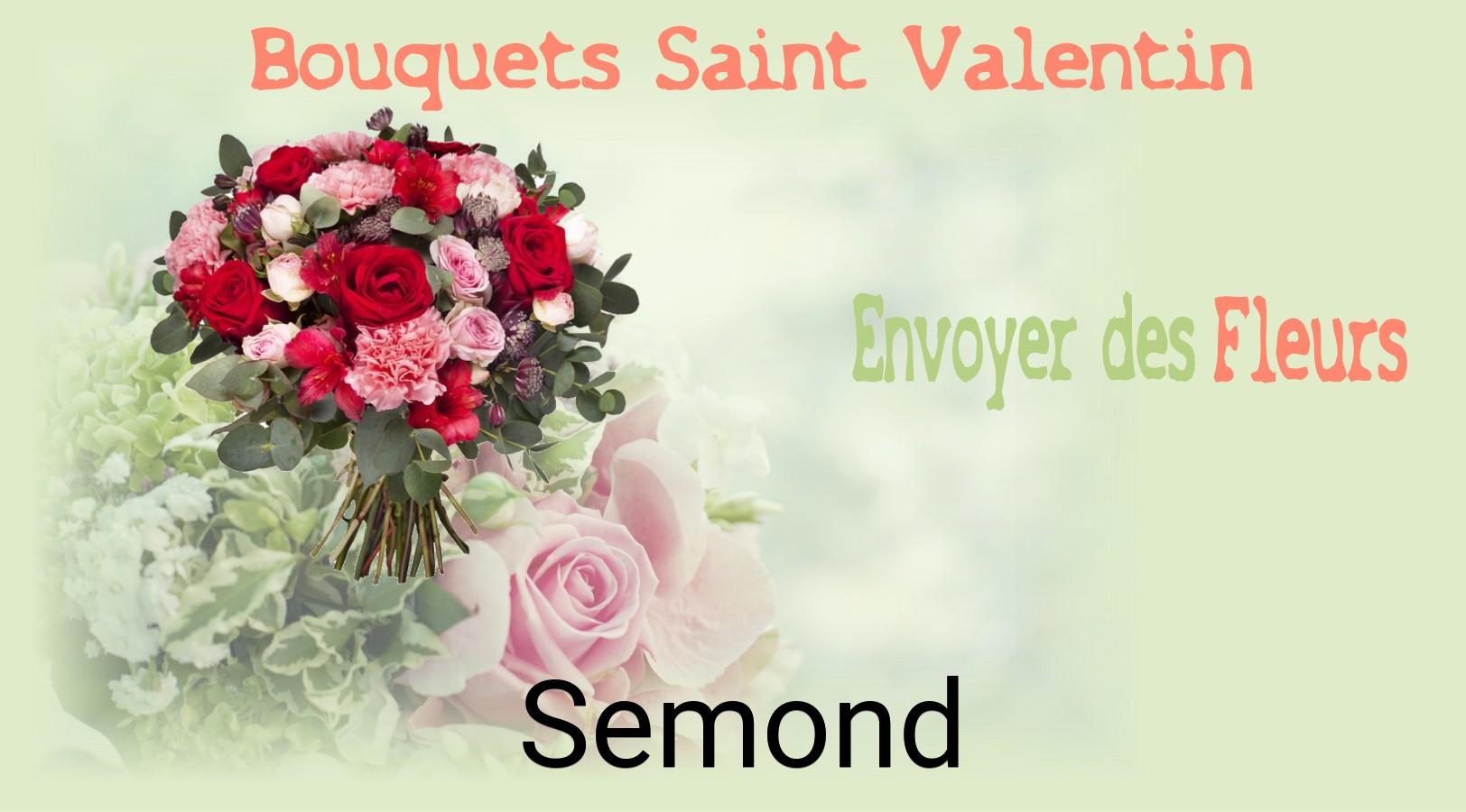 Roses de Saint-Valentin livrées à Semond